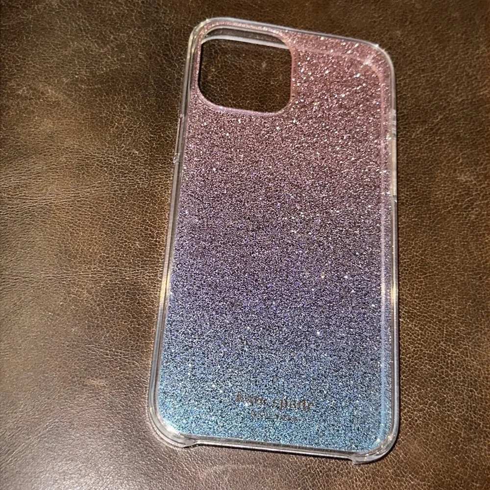 EUC Kate Spade Designer Brand Cell Phone Case for iPhone 11 Max Pro NIB Glitter